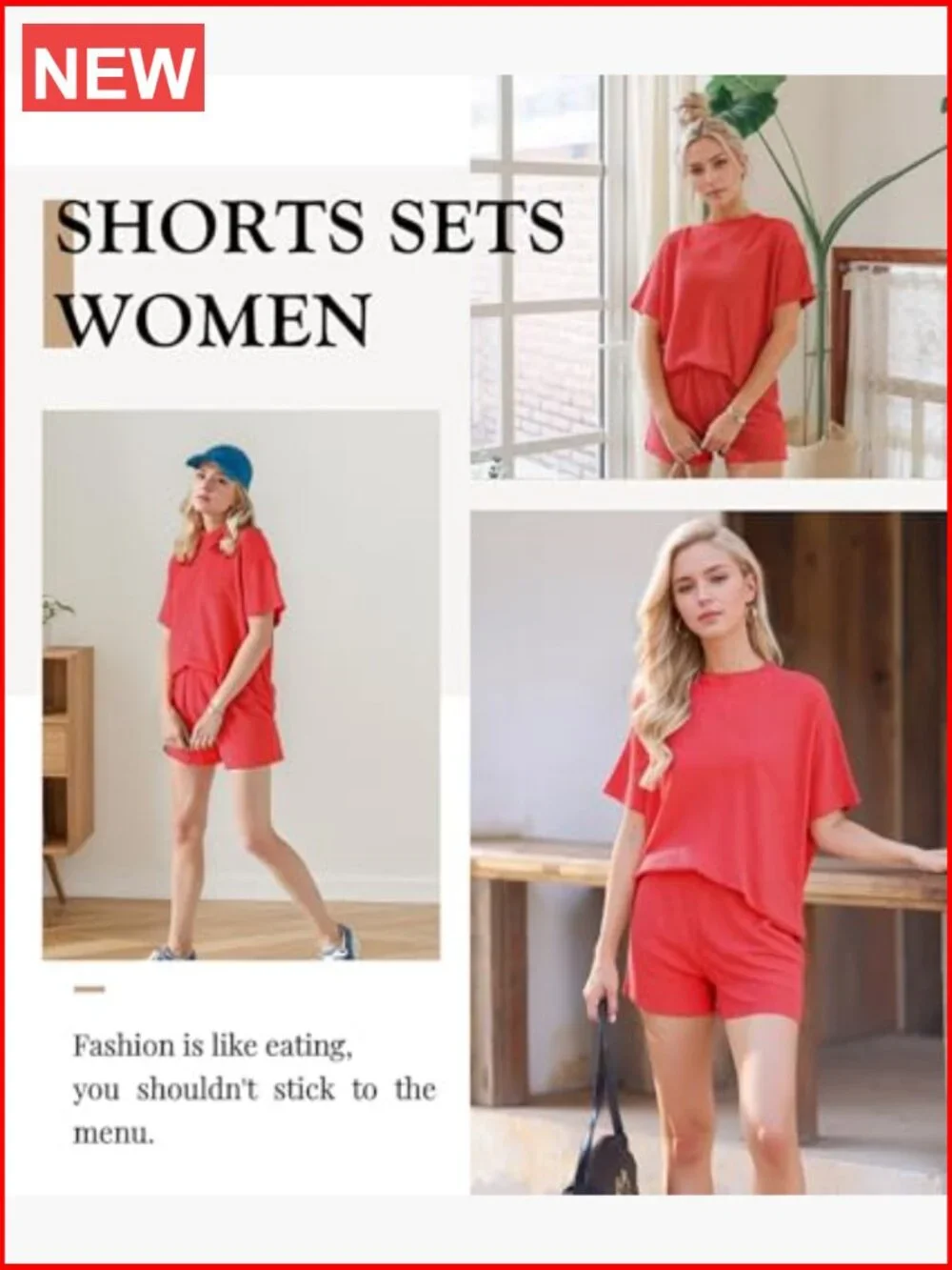Women's 2 Piece Shorts Set Ribbed Lounge Set Summer Casual Outfit Matching Set